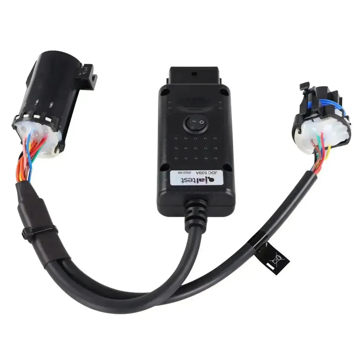 Jaltest (JDC539A) | Câble adaptateur Bobcat 6+6 broches OBD - 16 broches OBD2 | Moteur à combustion