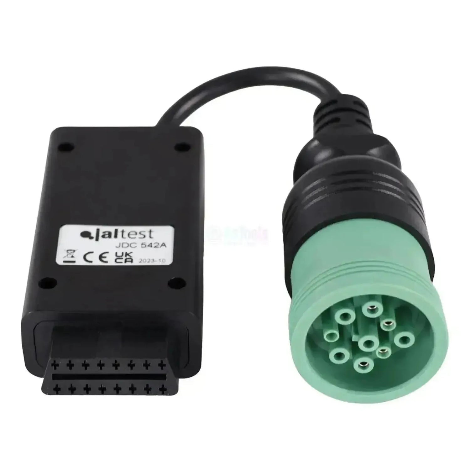 Jaltest (JDC542A) | Câble adaptateur Liebherr 9 broches OBD - 16 broches OBD2 | Moteur à combustion