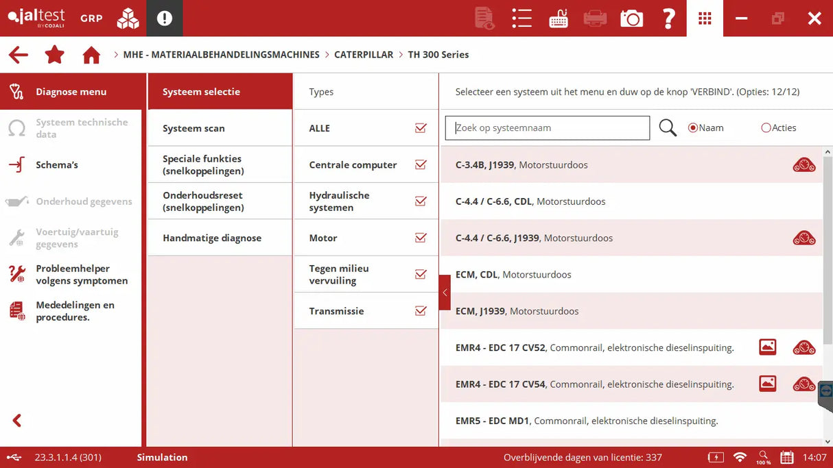 Jaltest Jaltest MHE (Material Handling Equipment) Uitleesapparaat