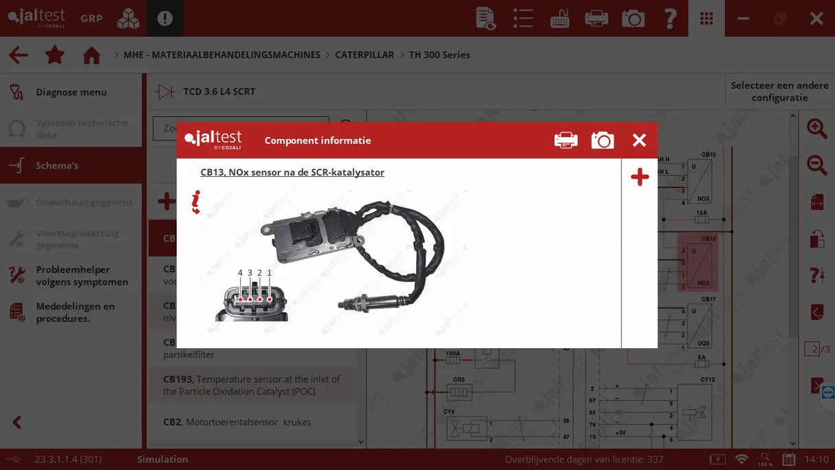 Jaltest Jaltest MHE (Material Handling Equipment) Uitleesapparaat