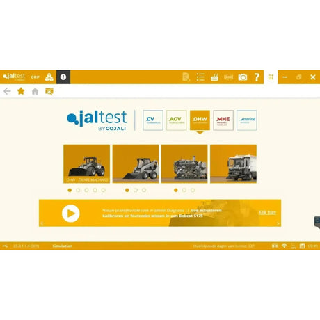 Appareil de diagnostic Jaltest pour balayeuses