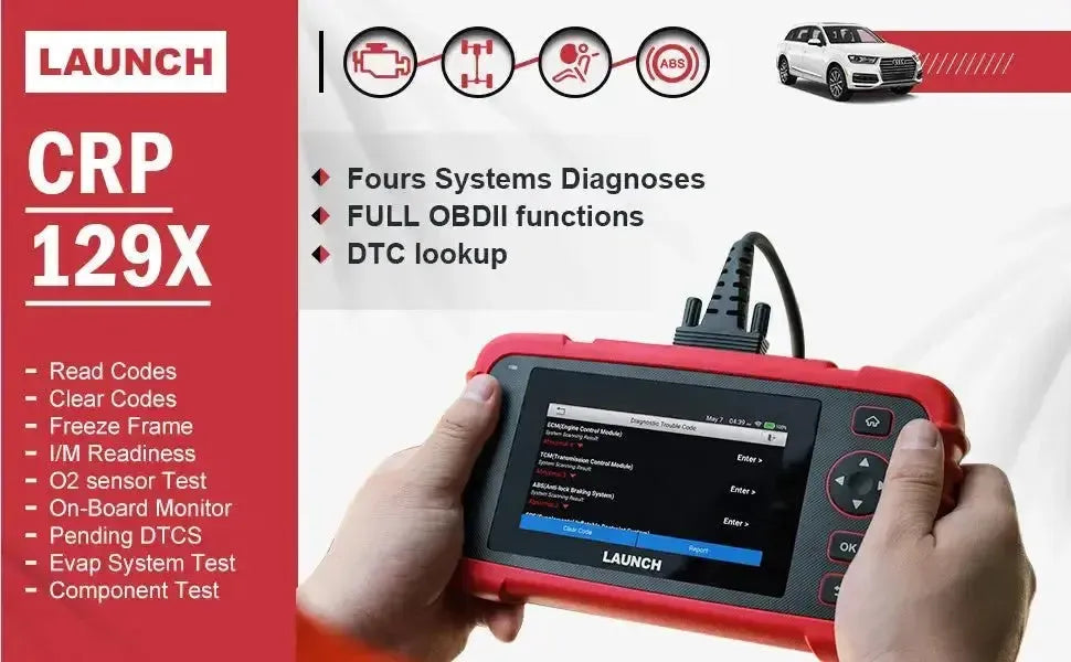 Launch Creader Professional CRP129X Plus | Appareil de diagnostic | Voiture