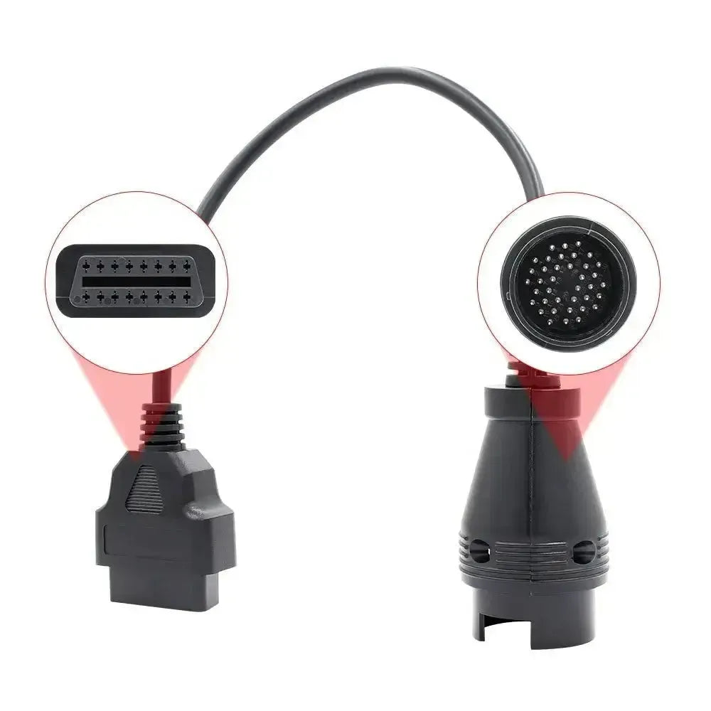 Mercedes 38-pins OBD1 – 16-pins OBD2 Câble adaptateur | Personenauto