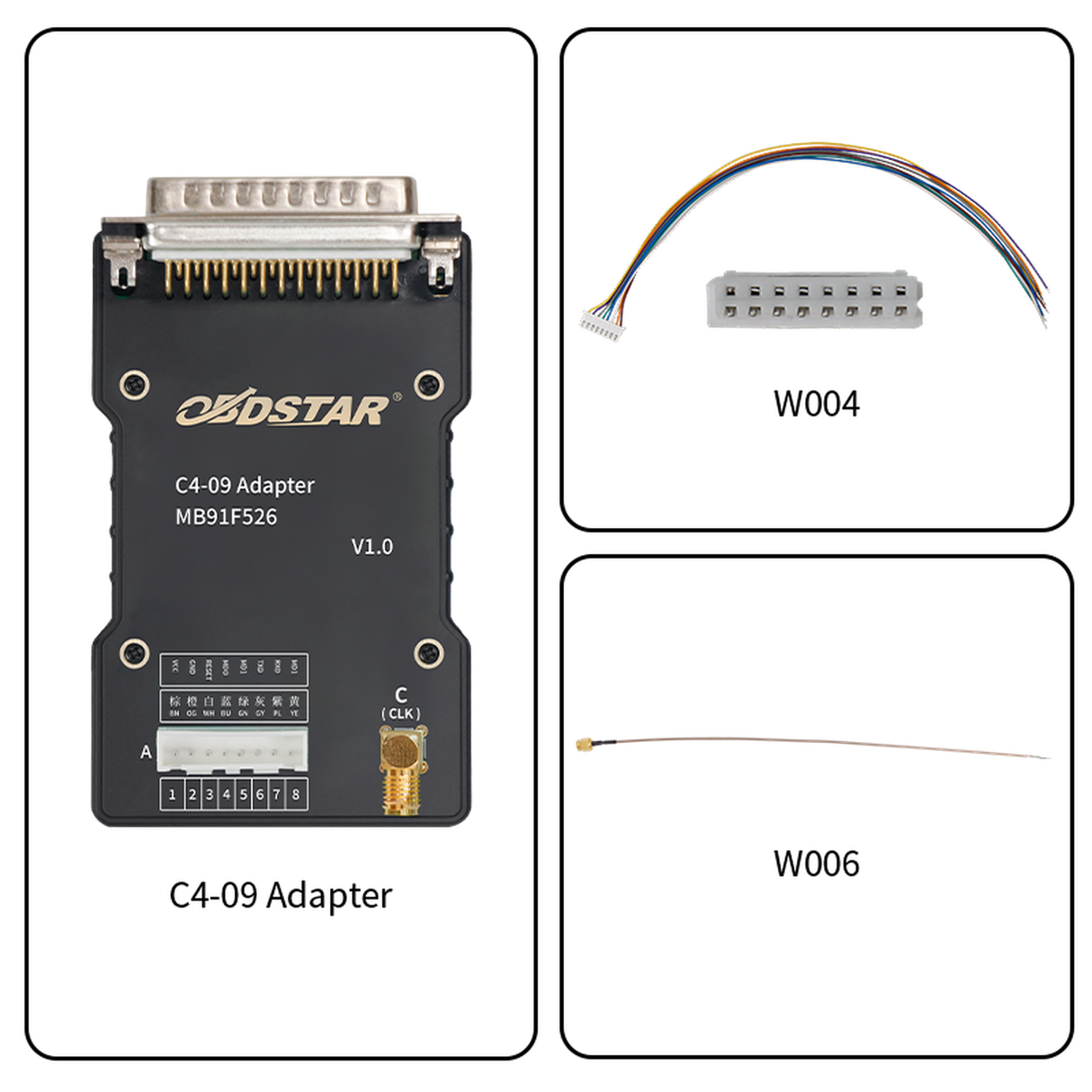 OBDSTAR (C4-09) | Kit d'adaptateur (MB91F526) | Accessoires