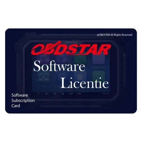 OBDSTAR ECU Master Configuratie A Update-licentie