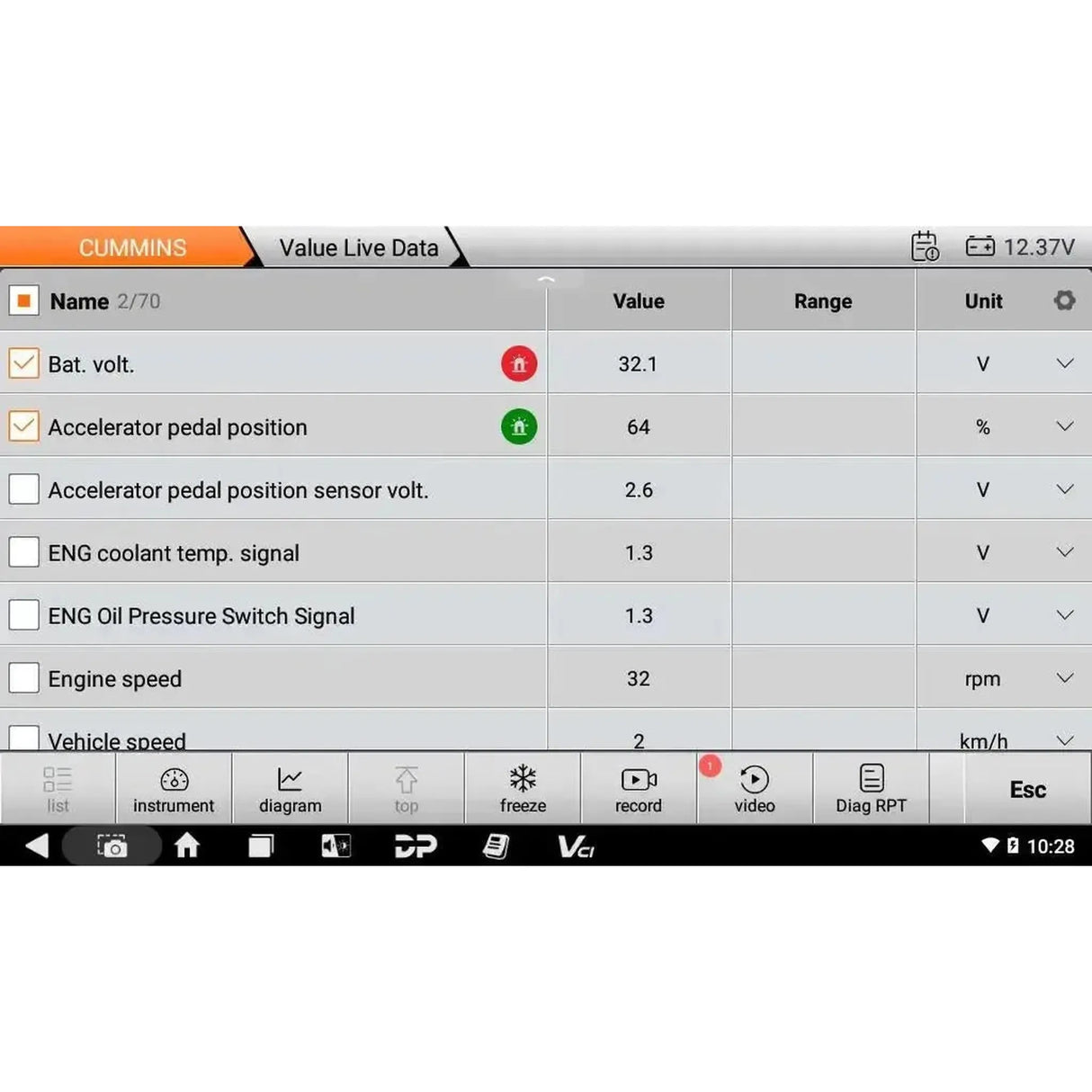 OBDSTAR IScan Pro Cummins (Marine) | Appareil de diagnostic | Bateau à moteur