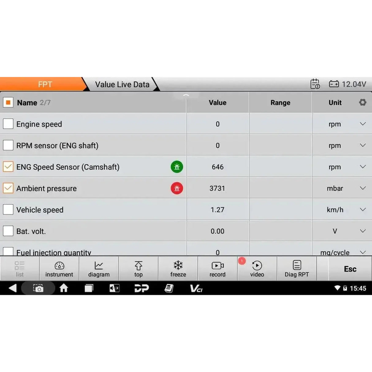 OBDSTAR IScan Pro FPT (Marine) | Appareil de diagnostic | Bateau à moteur