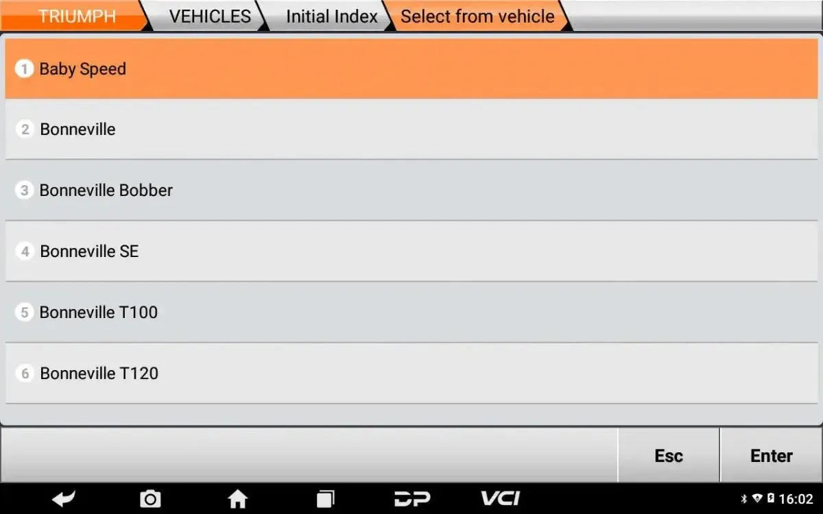 OBDSTAR IScan Triumph Moto Appareil de diagnostic