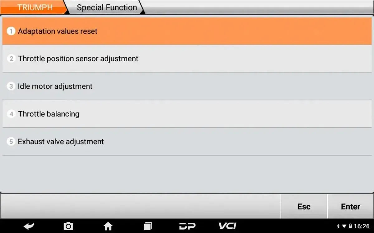 OBDSTAR IScan Triumph Moto Appareil de diagnostic