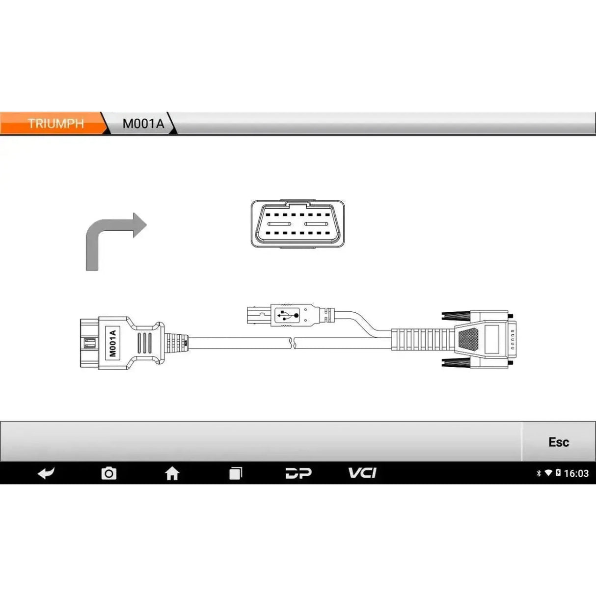 OBDSTAR IScan Triumph | Appareil de diagnostic | Moto