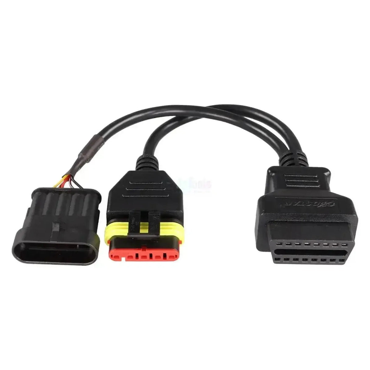 OBDSTAR (M047) | Câble adaptateur Vespa/Moto Guzzi 5+5 broches OBD – 16 broches OBD2 | Moto