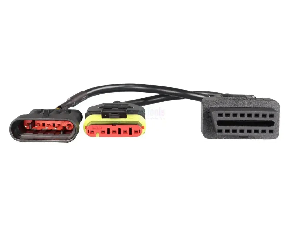 OBDSTAR (M047) | Vespa 5+5 broches OBD – 16 broches OBD2 Câble adaptateur | Moto