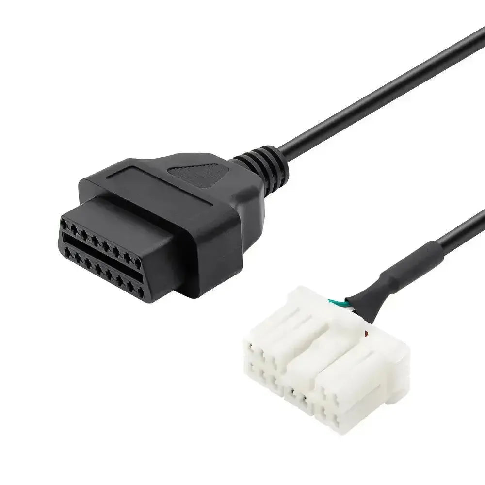 Câble adaptateur Tesla 12 broches vers 16 broches OBD2 – Voiture particulière