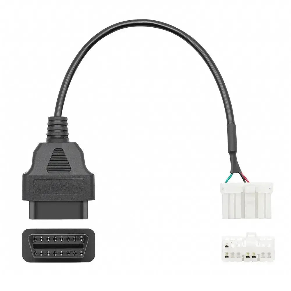 Câble adaptateur Tesla 12 broches vers 16 broches OBD2 – Voiture particulière