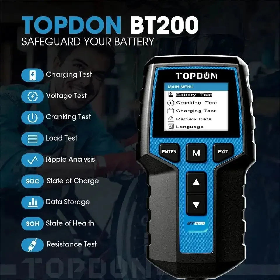 Topdon BT200 | Testeur de batterie