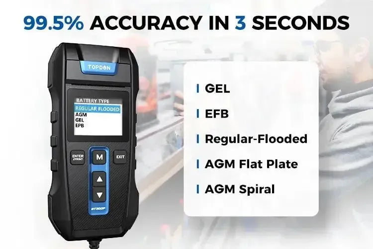 Topdon BT300P | Testeur de batterie