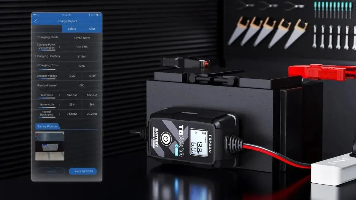 Topdon TB6000Pro | Chargeur d’entretien