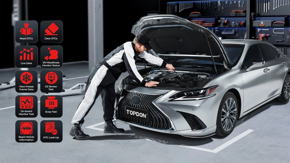 Topdon TopScan Pro | Appareil de diagnostic | Voiture