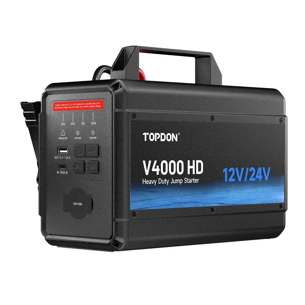 Topdon V4000 HD | Booster de démarrage