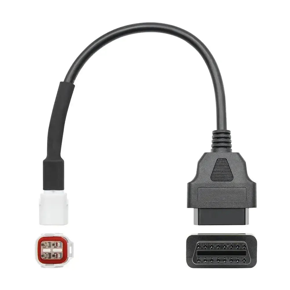 Yamaha 4-pins OBD – 16-pins OBD2 Câble adaptateur | Moto