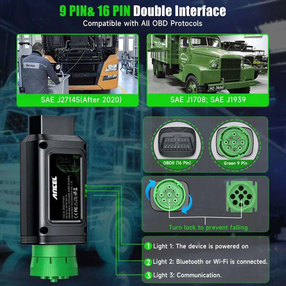 Ancel Ancel HD110 Vrachtwagen Uitleesapparaat