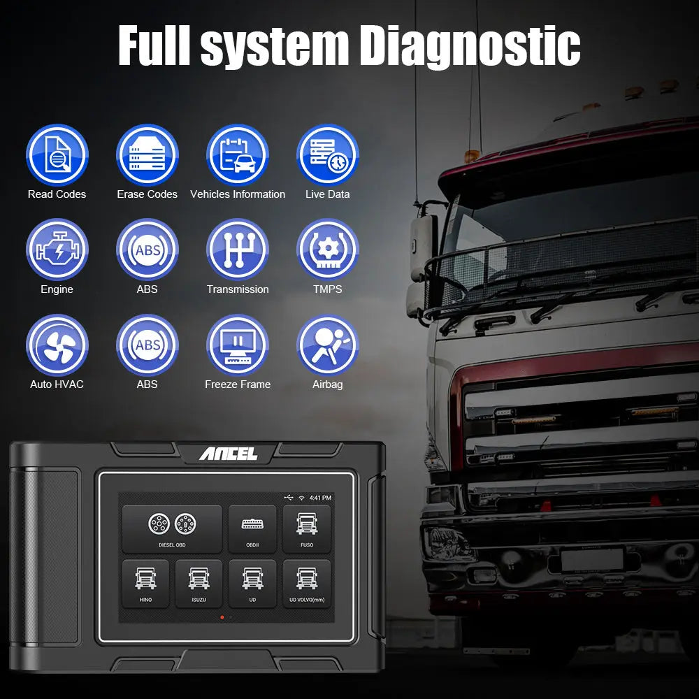 Ancel Ancel HD3200 Vrachtwagen Uitleesapparaat