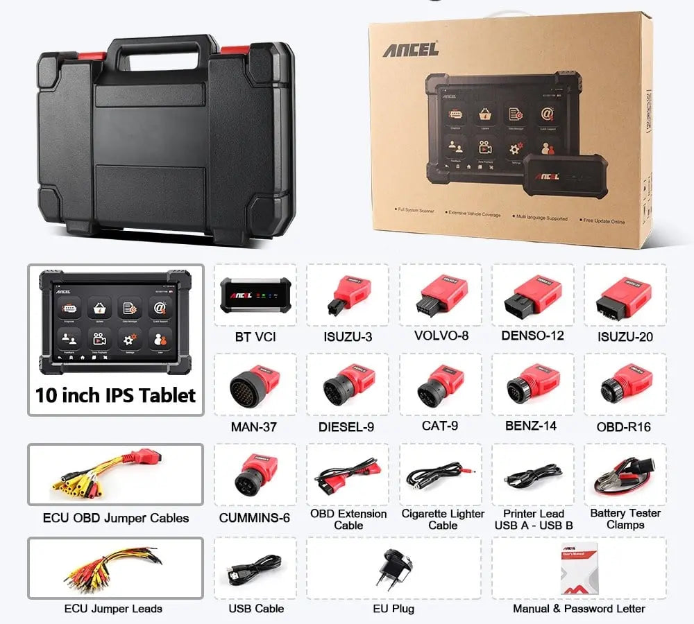 Ancel Ancel X7 HD Vrachtwagen Uitleesapparaat