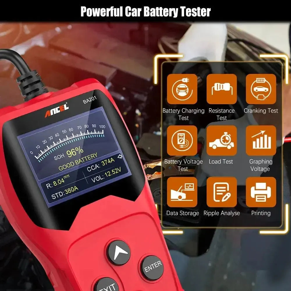 Ancel BA201 Testeur de batterie