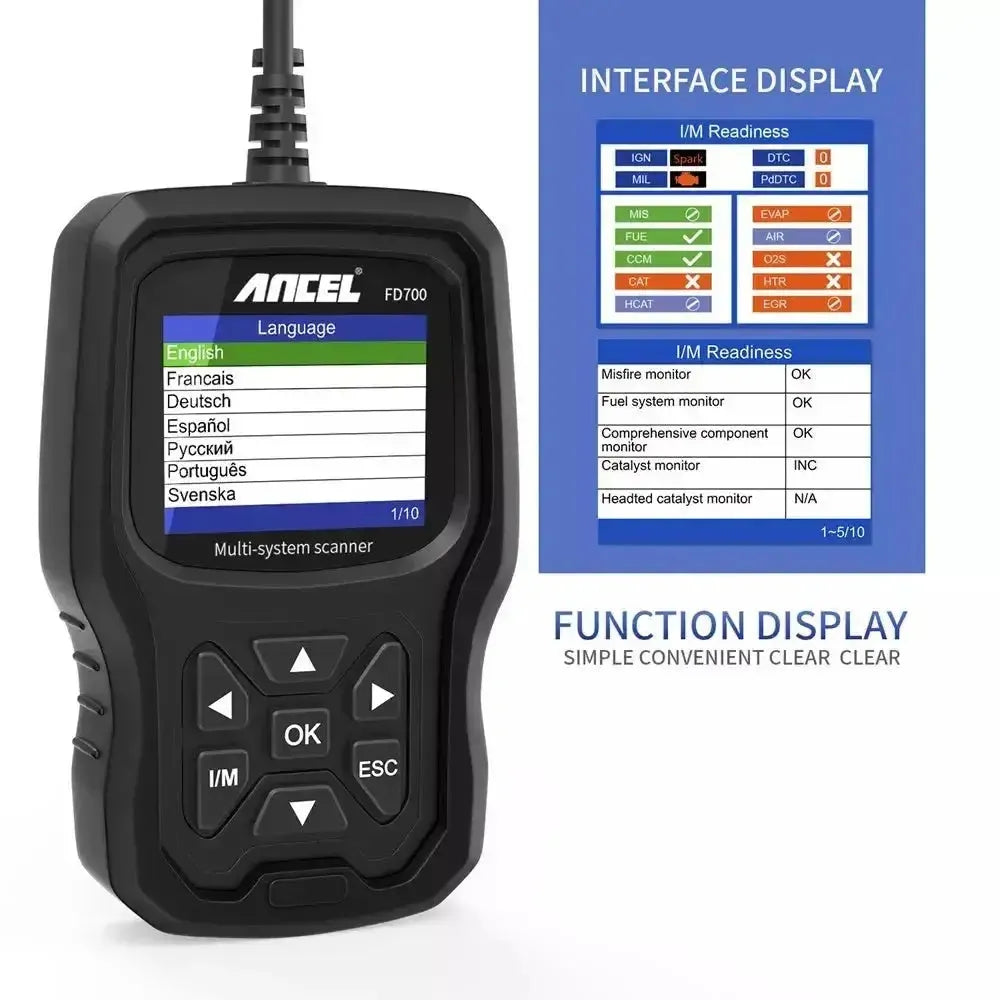 Ancel FD700 Voiture Appareil de diagnostic