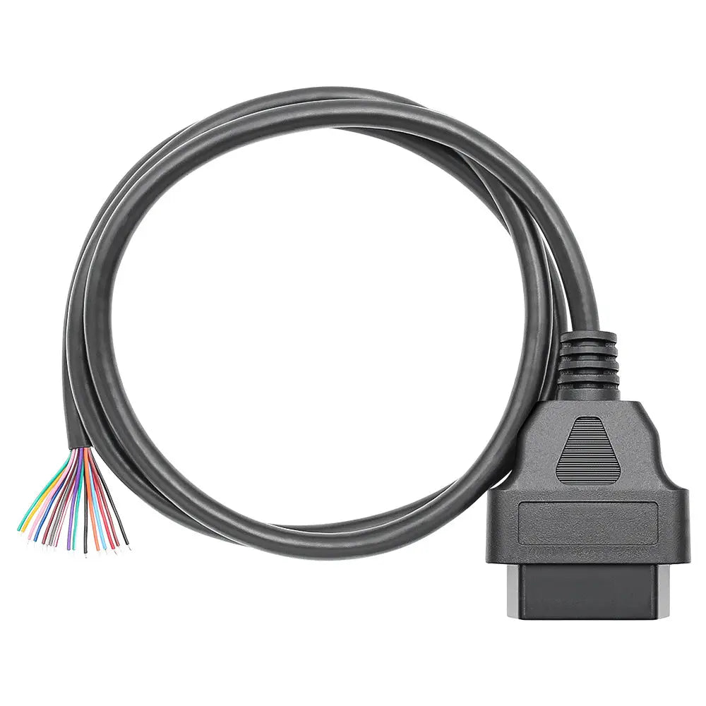 AsTools 16 Pins OBD2 Stekker Vrouwtje Met 16 Open Eindkabels Verloopkabel 100 cm