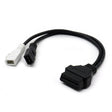 AsTools Audi/Seat/Skoda/Volkswagen 2+2 Pins OBD1 - 16 Pins OBD2 Verloopkabel Personenauto