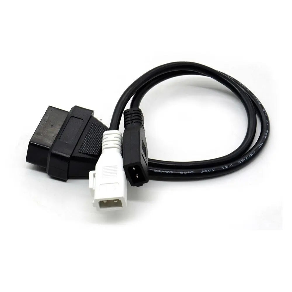 AsTools Audi/Seat/Skoda/Volkswagen 2+2 Pins OBD1 - 16 Pins OBD2 Verloopkabel Personenauto