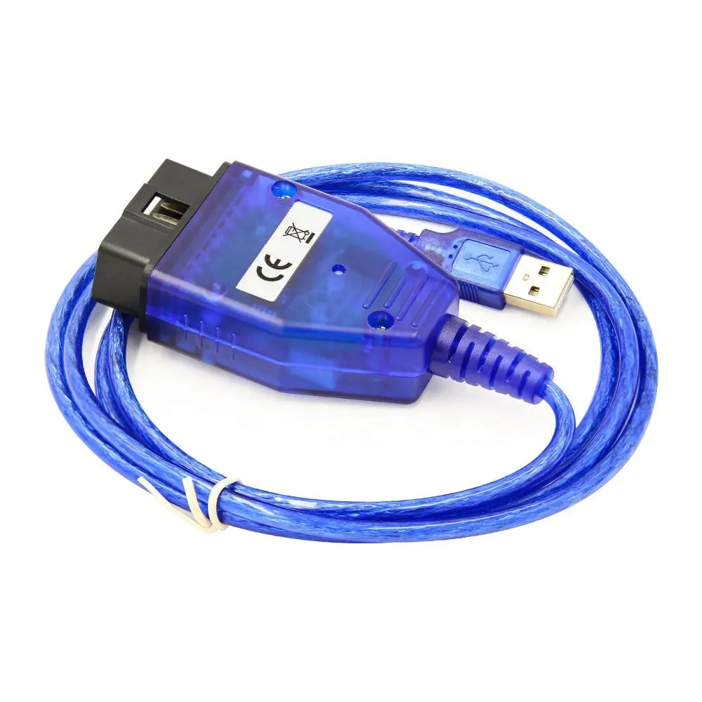 AsTools BMW K+DCAN OBD2 - USB Switch Interfacekabel Blauw