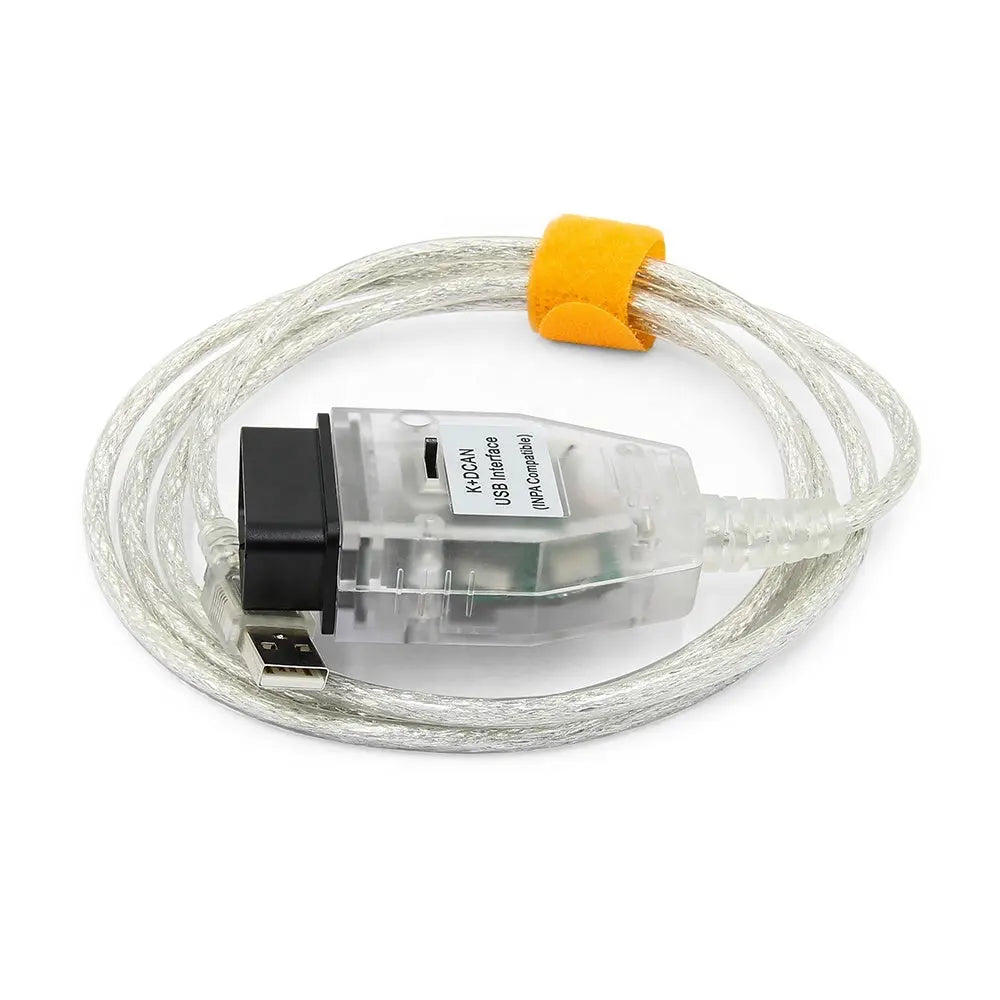 AsTools BMW K+DCAN OBD2 - USB Switch Interfacekabel Wit