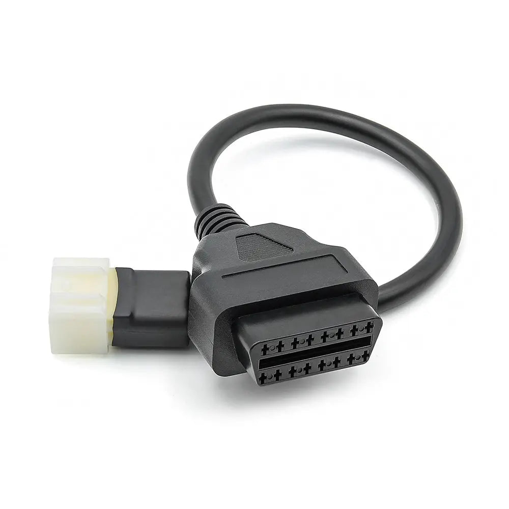AsTools Delphi 6 Pins OBD - 16 Pins OBD2 Verloopkabel Motorfiets