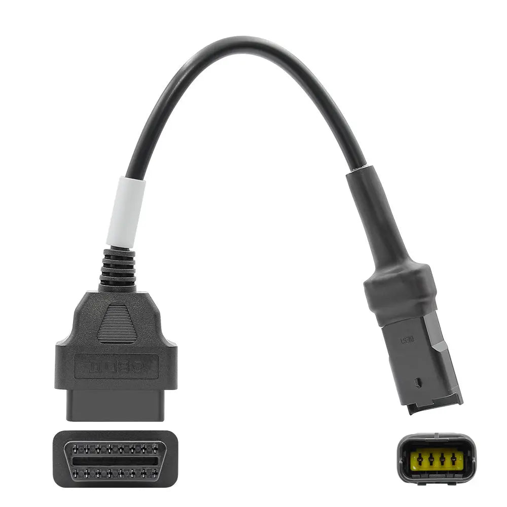 AsTools Ducati 4 Pins OBD - 16 Pins OBD2 Verloopkabel Motorfiets