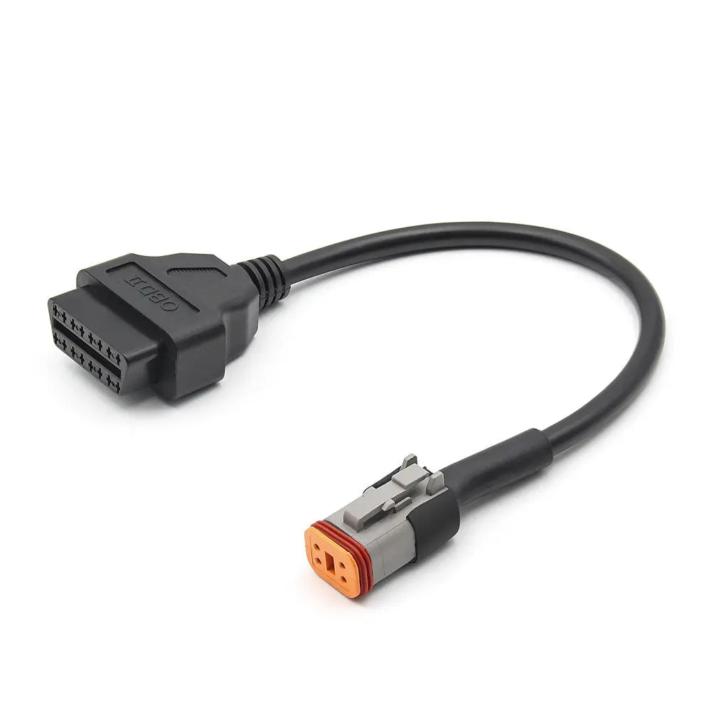 AsTools Harley Davidson 4 Pins OBD - 16 Pins OBD2 Verloopkabel Motorfiets