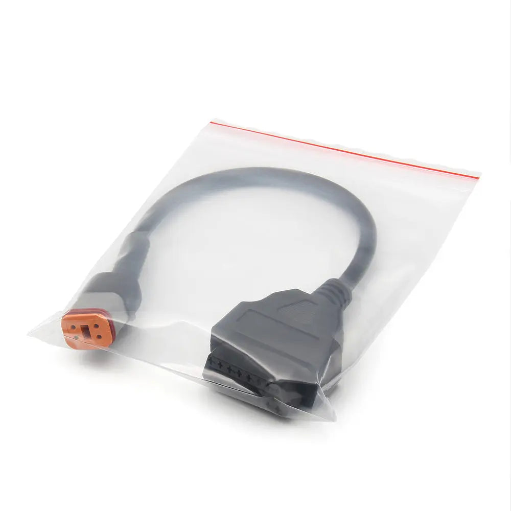 AsTools Harley Davidson 4 Pins OBD - 16 Pins OBD2 Verloopkabel Motorfiets