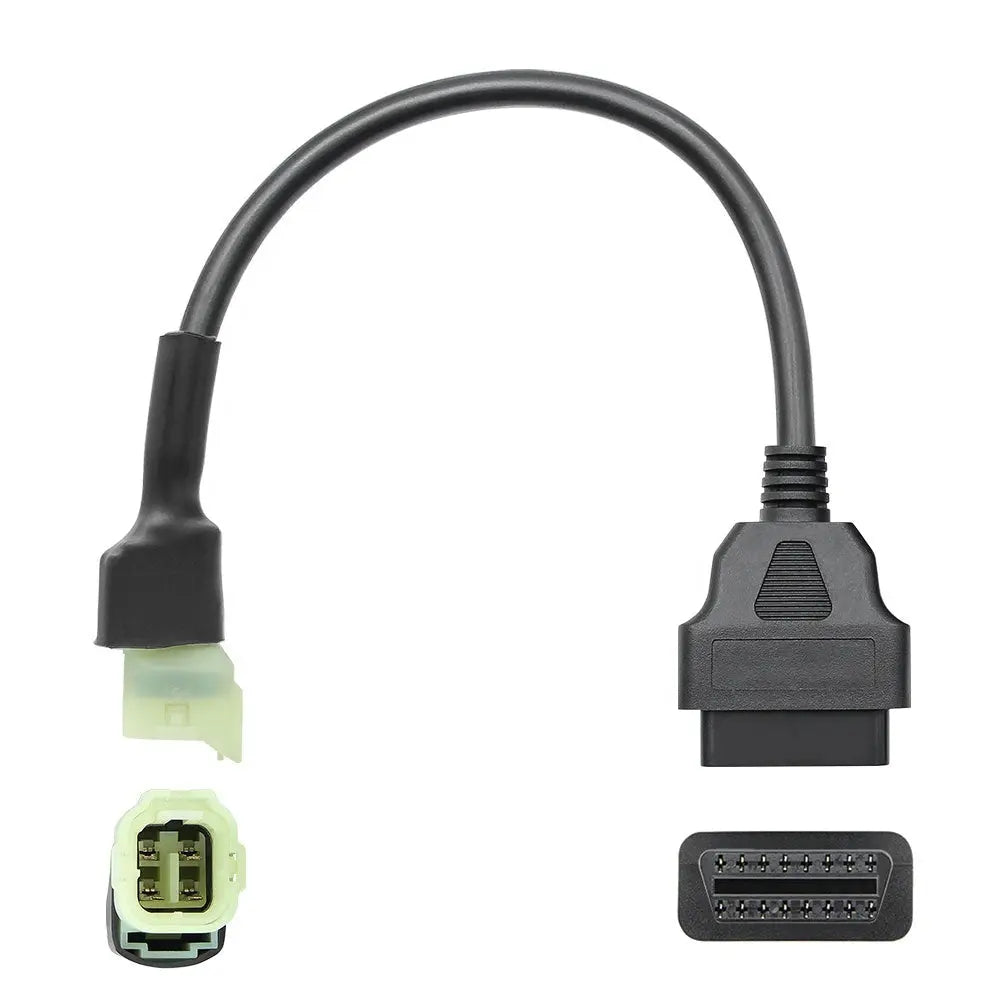 AsTools Honda 4 Pins OBD - 16 Pins OBD2 Verloopkabel Motorfiets