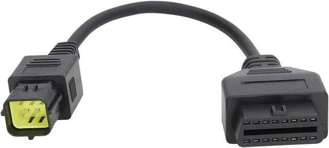 AsTools Husqvarna 6 Pins OBD - 16 Pins OBD2 Verloopkabel Motorfiets