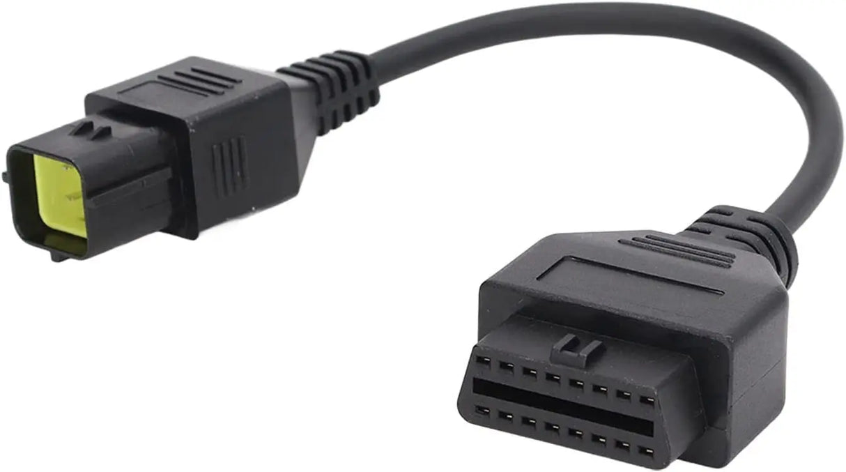 AsTools Husqvarna 6 Pins OBD - 16 Pins OBD2 Verloopkabel Motorfiets
