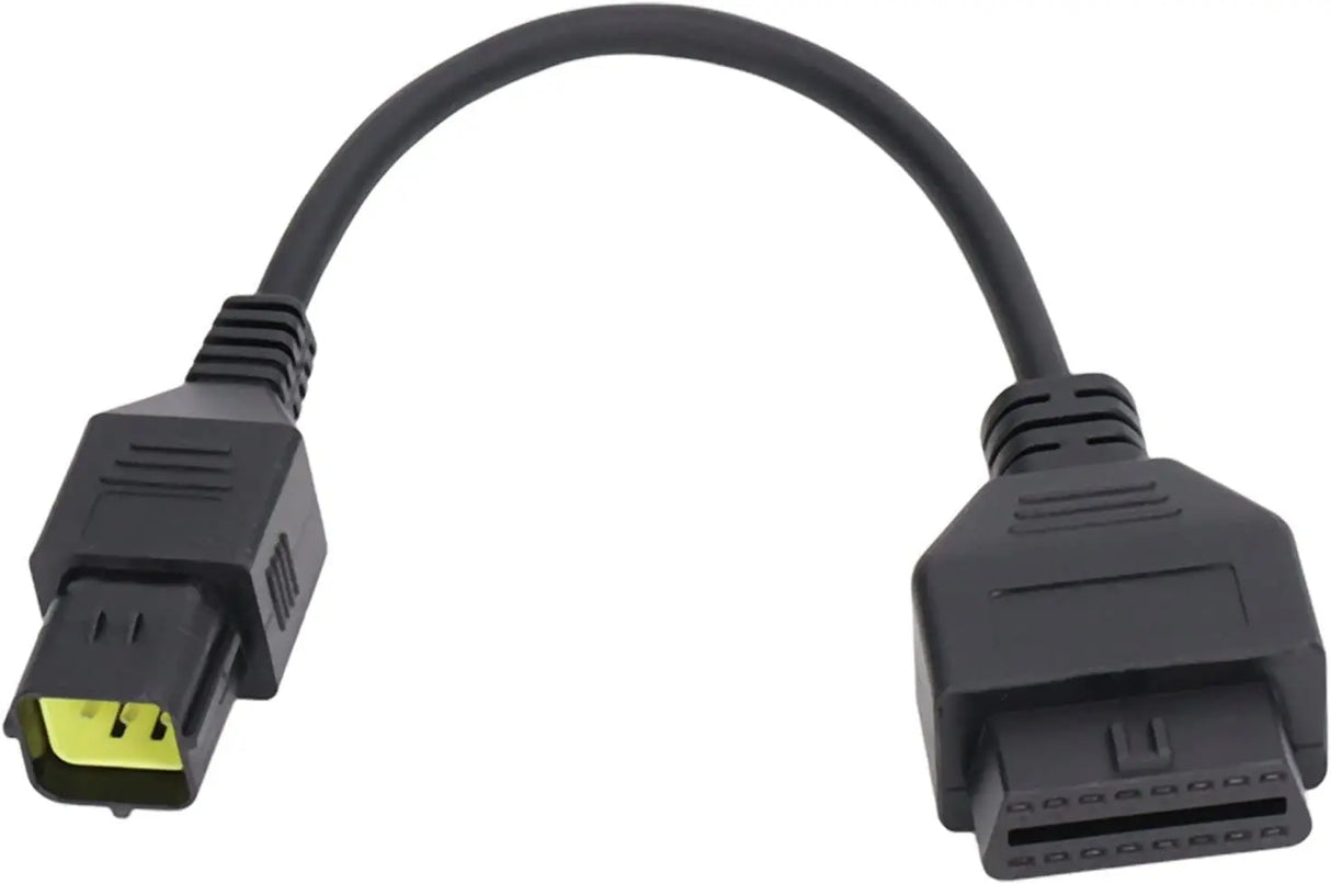 AsTools Husqvarna 6 Pins OBD - 16 Pins OBD2 Verloopkabel Motorfiets