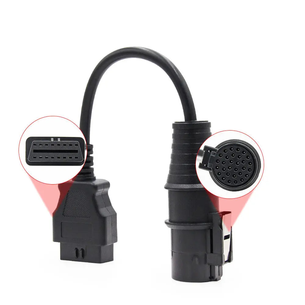 AsTools Iveco 30 Pins OBD1 - 16 Pins OBD2 Verloopkabel Vrachtwagen