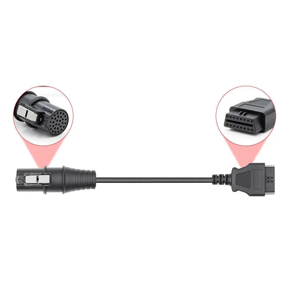 AsTools Iveco 30 Pins OBD1 - 16 Pins OBD2 Verloopkabel Vrachtwagen