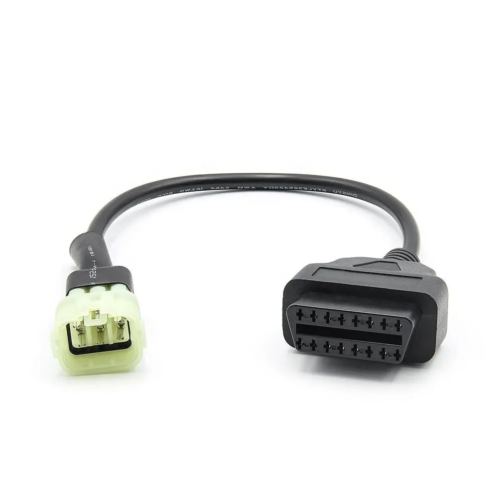 AsTools KTM 6 Pins OBD - 16 Pins OBD2 Verloopkabel Motorfiets