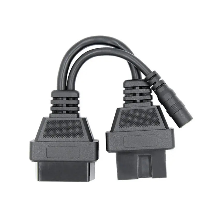 AsTools Mitsubishi/Hyundai 12 Pins OBD1 - 16 Pins OBD2 Verloopkabel Personenauto