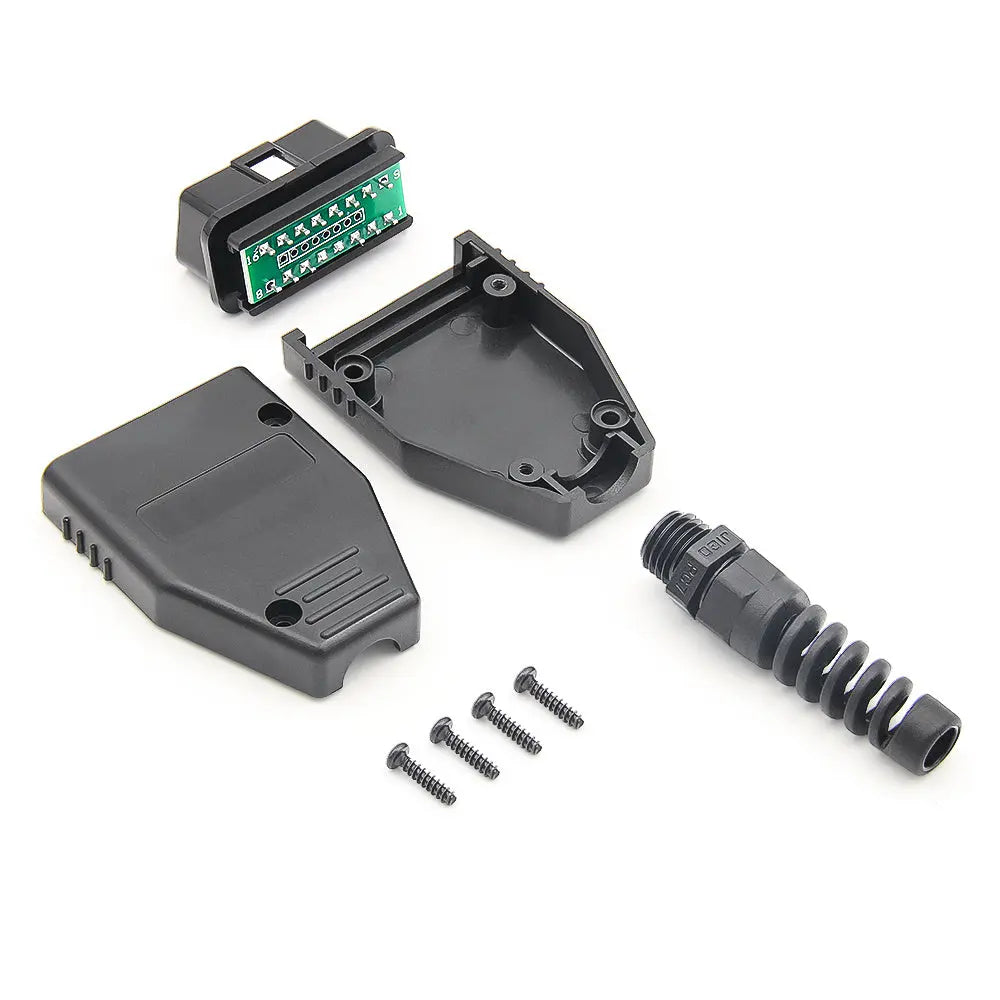 AsTools Universele 16 Pins OBD2 Mannetje Adapter Stekker