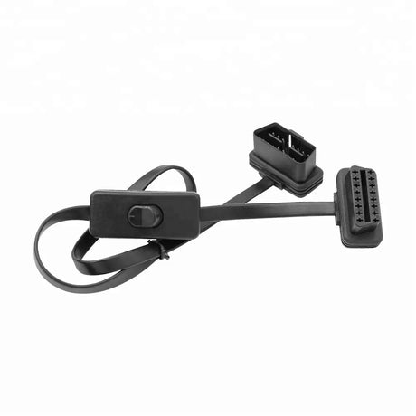 AsTools Universele 16 Pins OBD2 Platte Switch Verlengkabel 60 cm