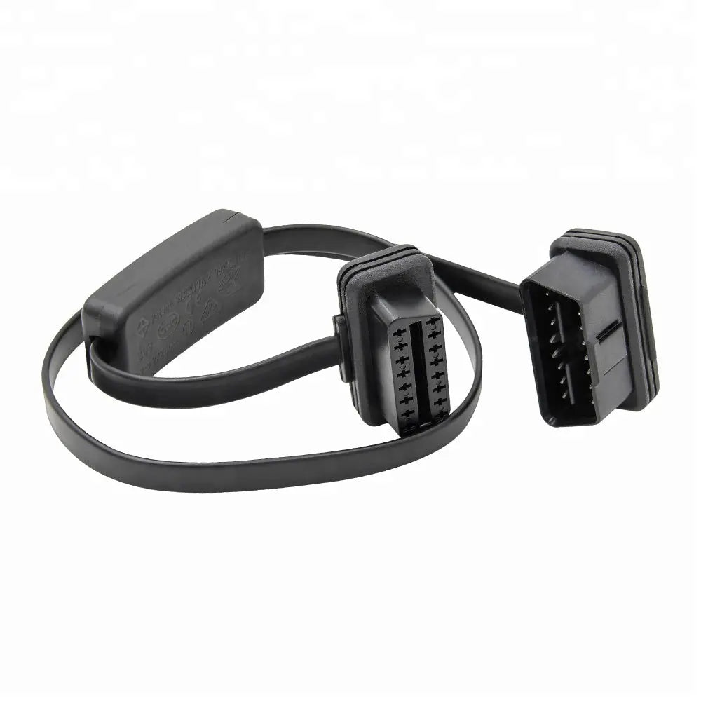 AsTools Universele 16 Pins OBD2 Platte Switch Verlengkabel 60 cm