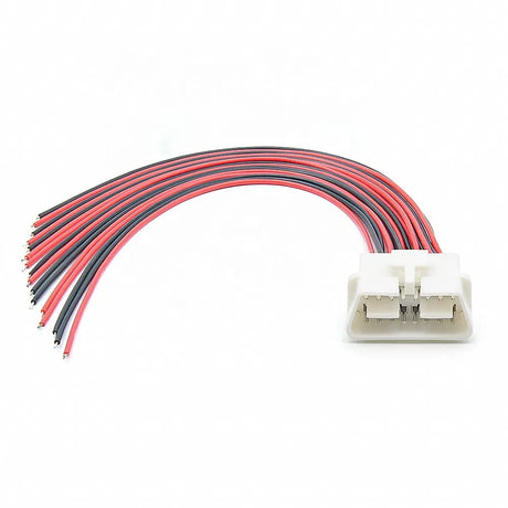 AsTools Universele 16 Pins OBD2 Poort Mannetje Met 16 Open Eindkabels 30 cm